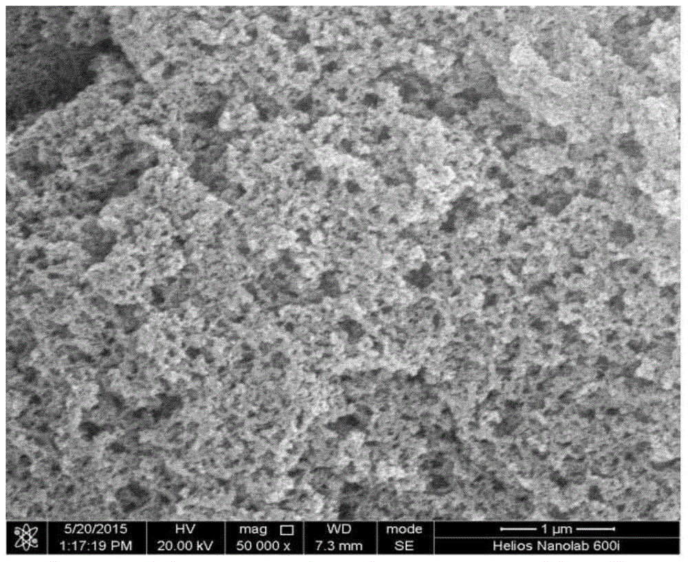 Method for preparing zirconia aerogel by secondary gel method combined with atmospheric drying