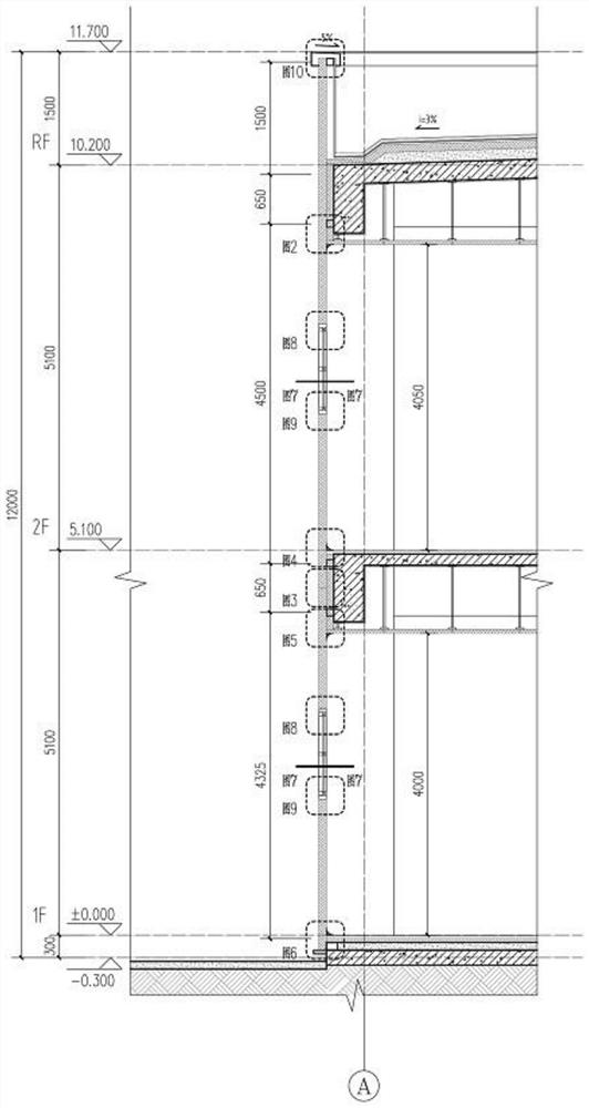 Integrated metal external wall panel system for clean workshop