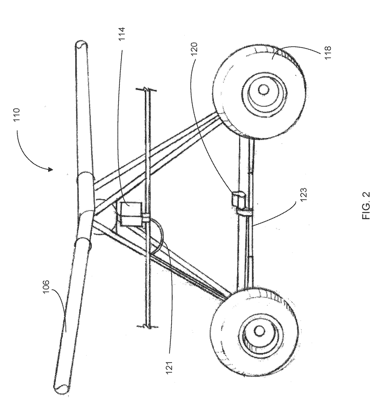 Electronic braking system for an irrigation machine