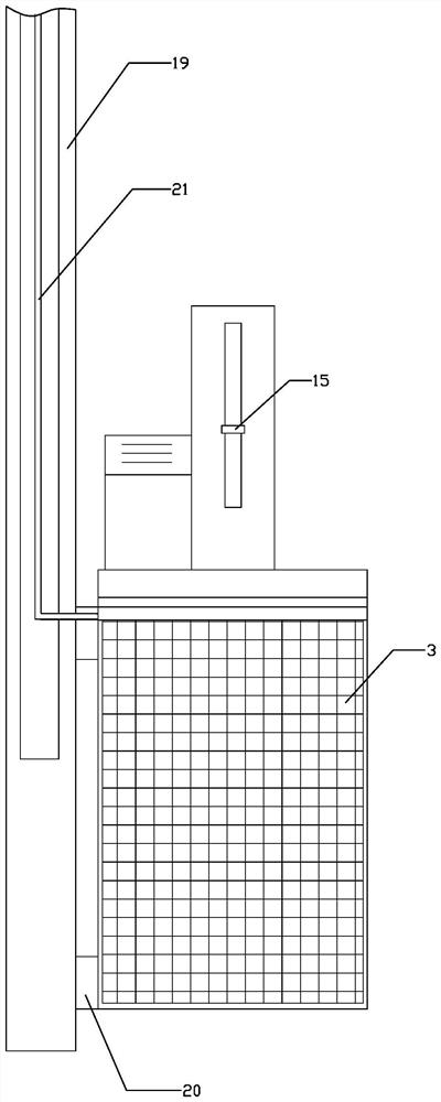 Filtering device for hydrological water quality detection