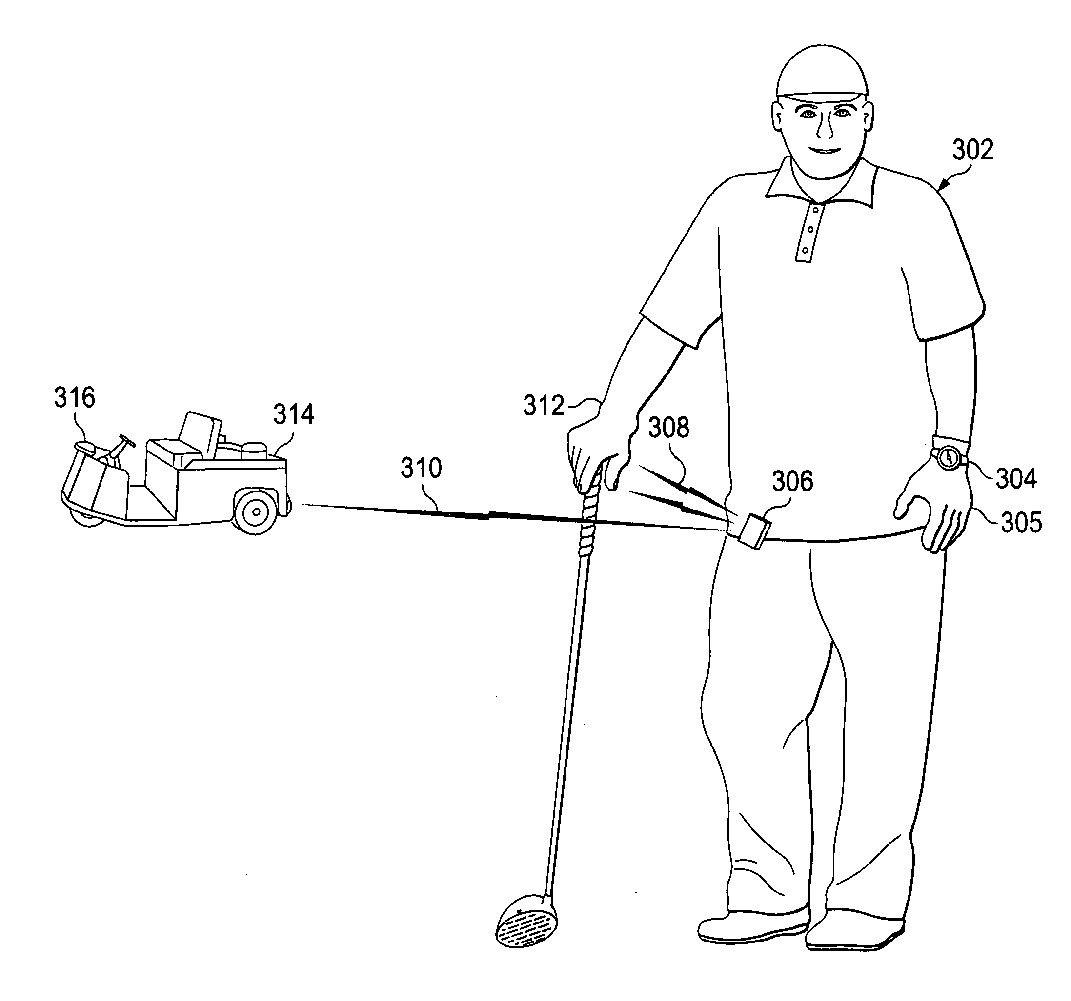 Device and system for obtaining, analyzing, and displaying information related to a golfer's game play in real-time