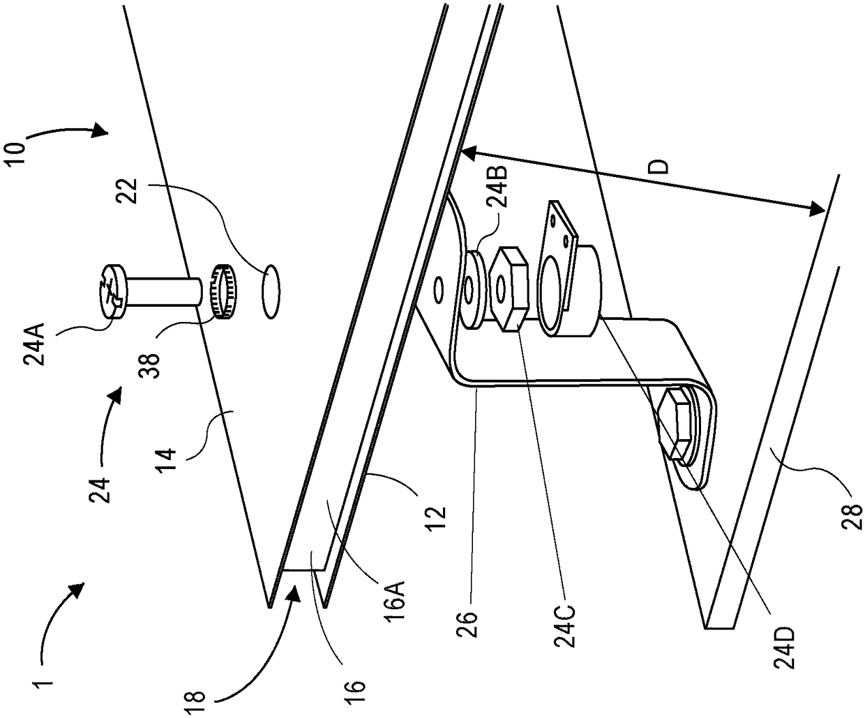 Standoff panel thermal protection system and method of making same