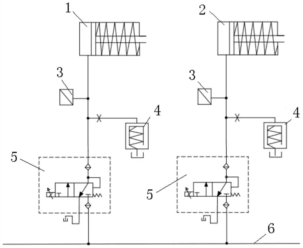 A dual-clutch automatic transmission pre-filling system