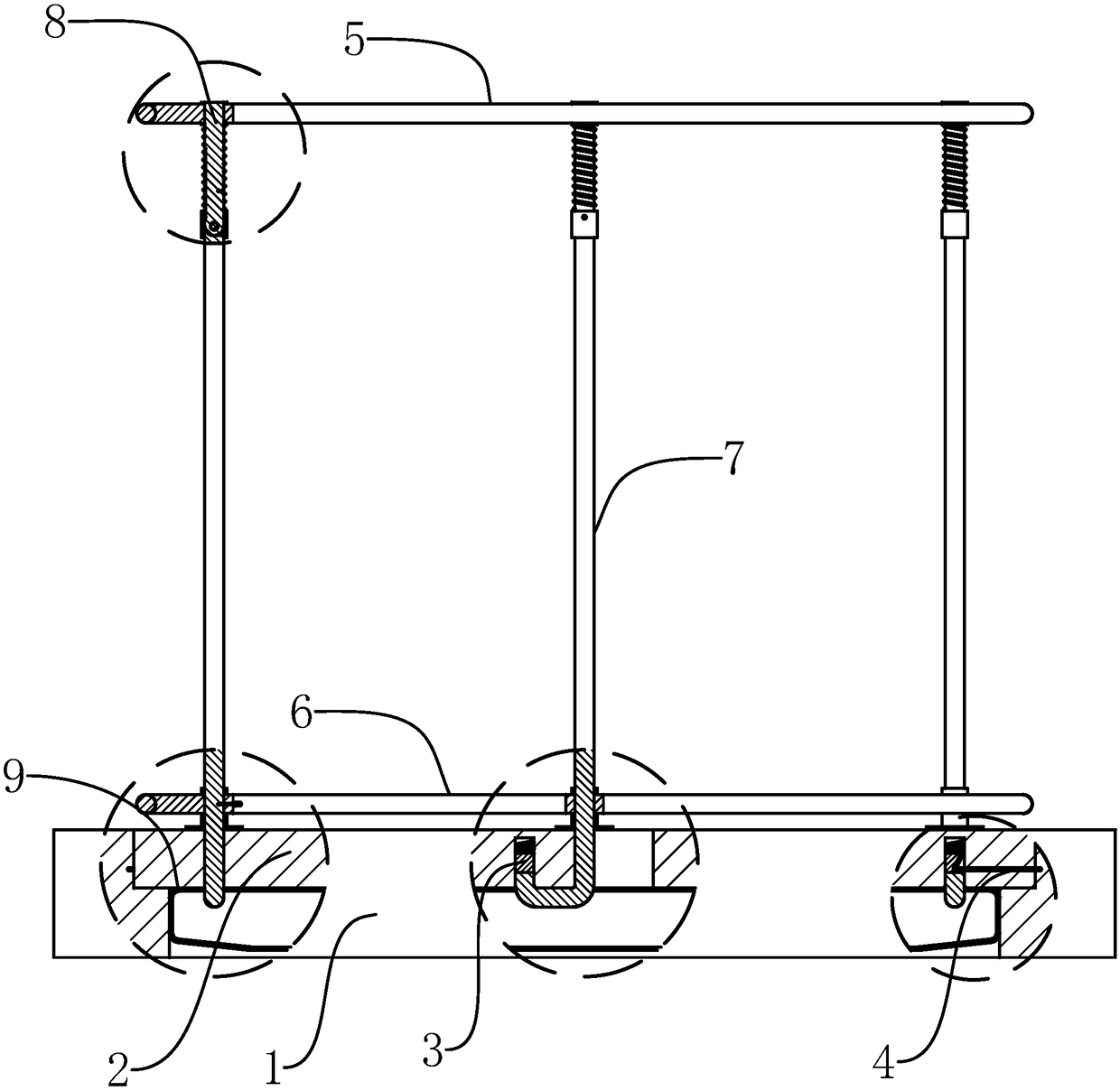 Safety municipal well lid demounting structure and demounting method thereof