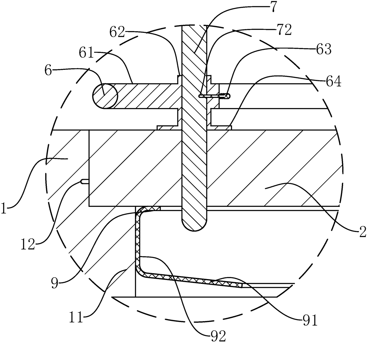 Safety municipal well lid demounting structure and demounting method thereof