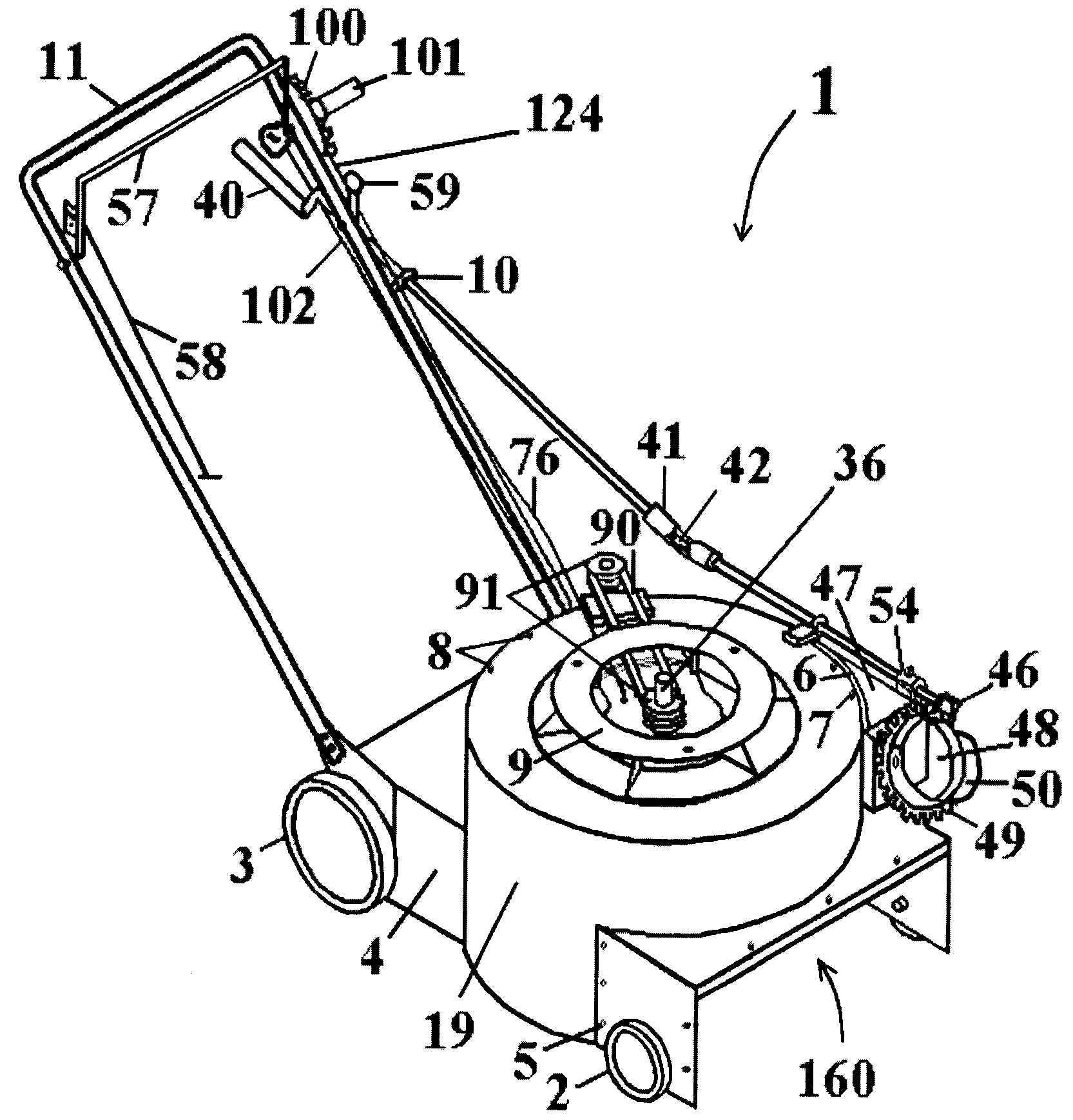 Combination yard maintenance apparatus