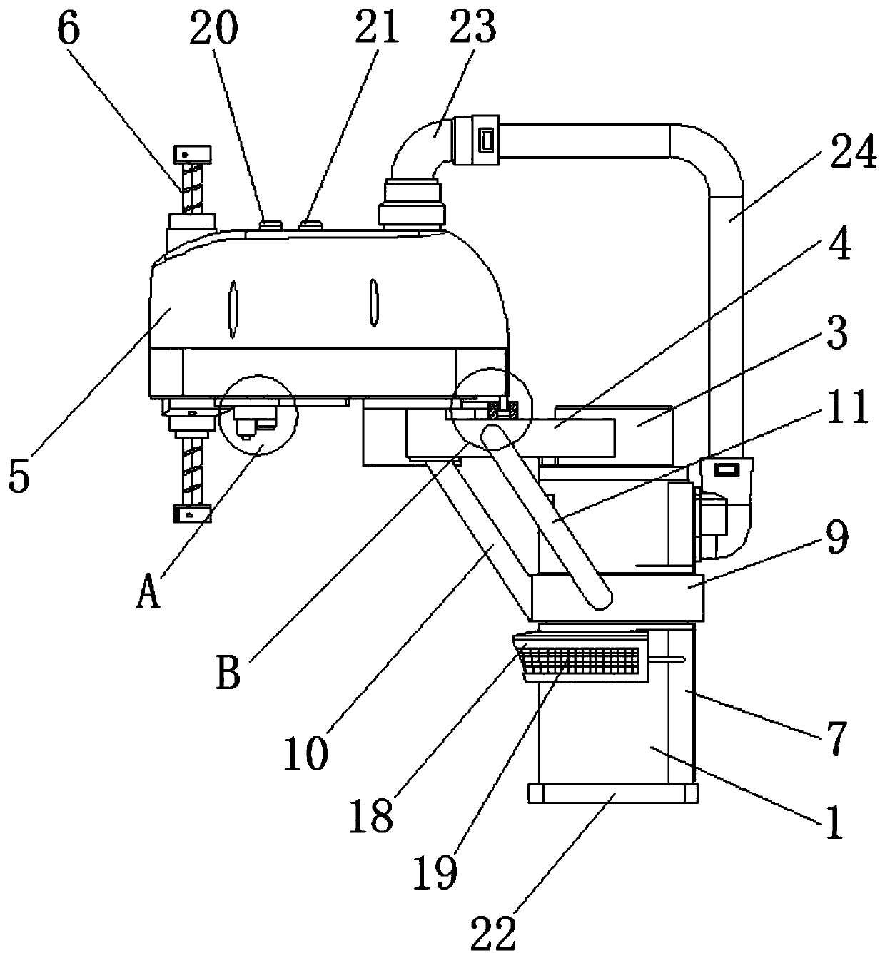 Four-axis horizontal joint robot