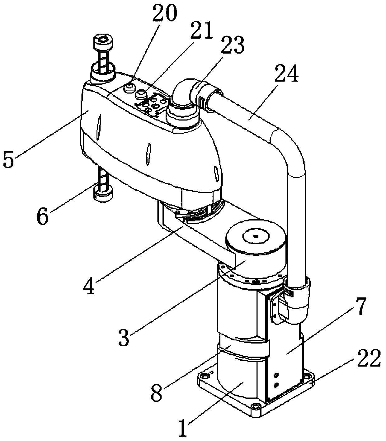 Four-axis horizontal joint robot