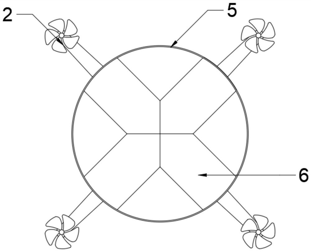 Multifunctional surveying and mapping unmanned aerial vehicle for surveying and mapping geographic information