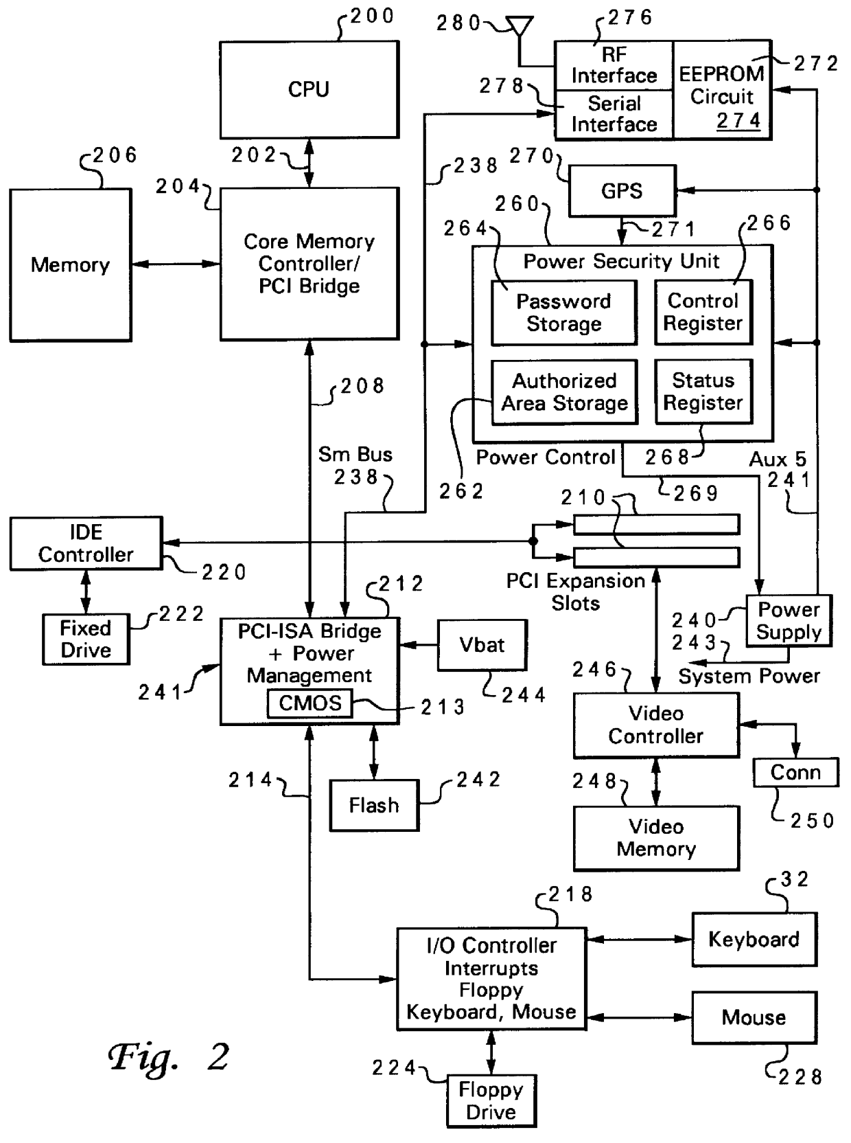 Data processing system and method for disabling a portable computer outside an authorized area