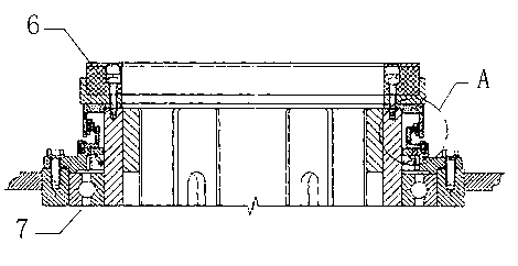 Mud-prevention sealing device of power head