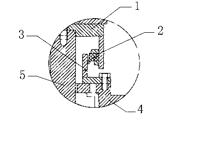 Mud-prevention sealing device of power head