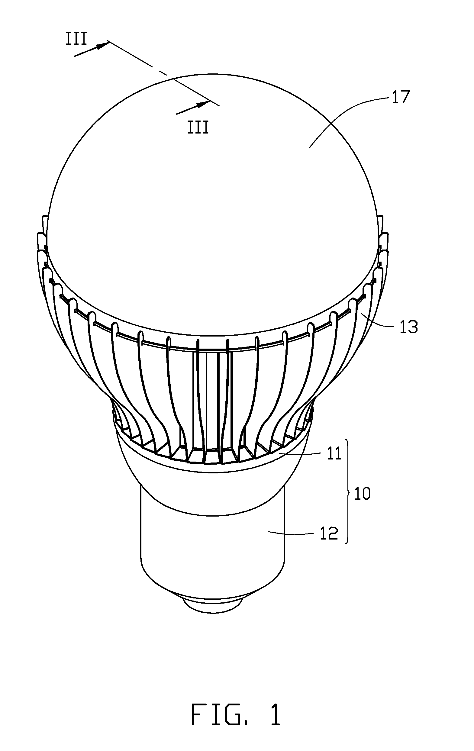 Lamp with heat sink and lamp cover mounted on the heat sink