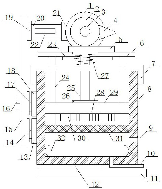 Novel cleaning device for use in recycling of waste plastic bags