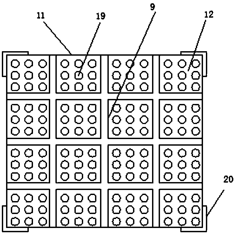 Corrugated case for transporting fruits