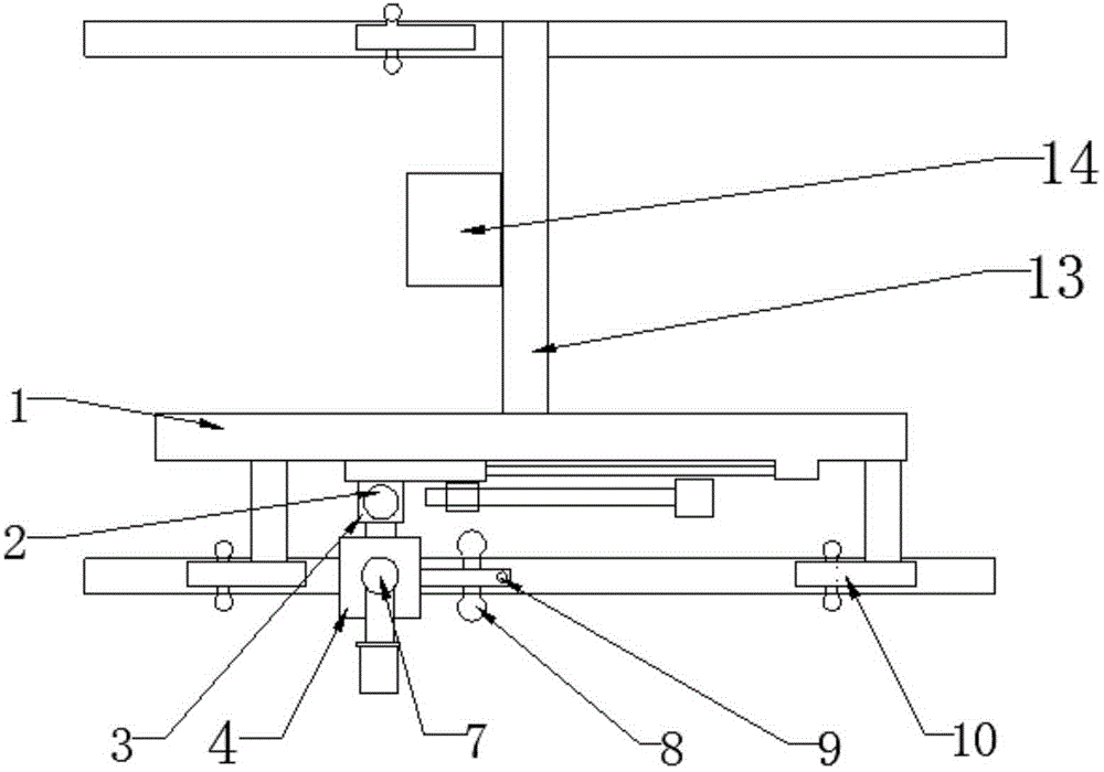 Portable device for accurately repairing wavy abrasion of steel rail of subway curve