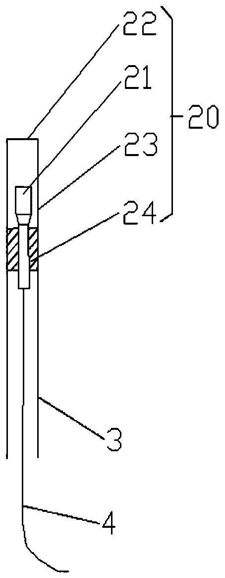 Bladder electromyographic signal detecting device and detecting system