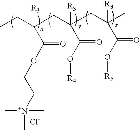 Process for preparing an aqueous dispersion of a quaternary ammonium salt containing vinyl copolymer