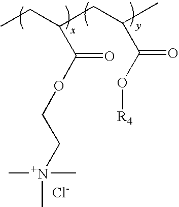 Process for preparing an aqueous dispersion of a quaternary ammonium salt containing vinyl copolymer