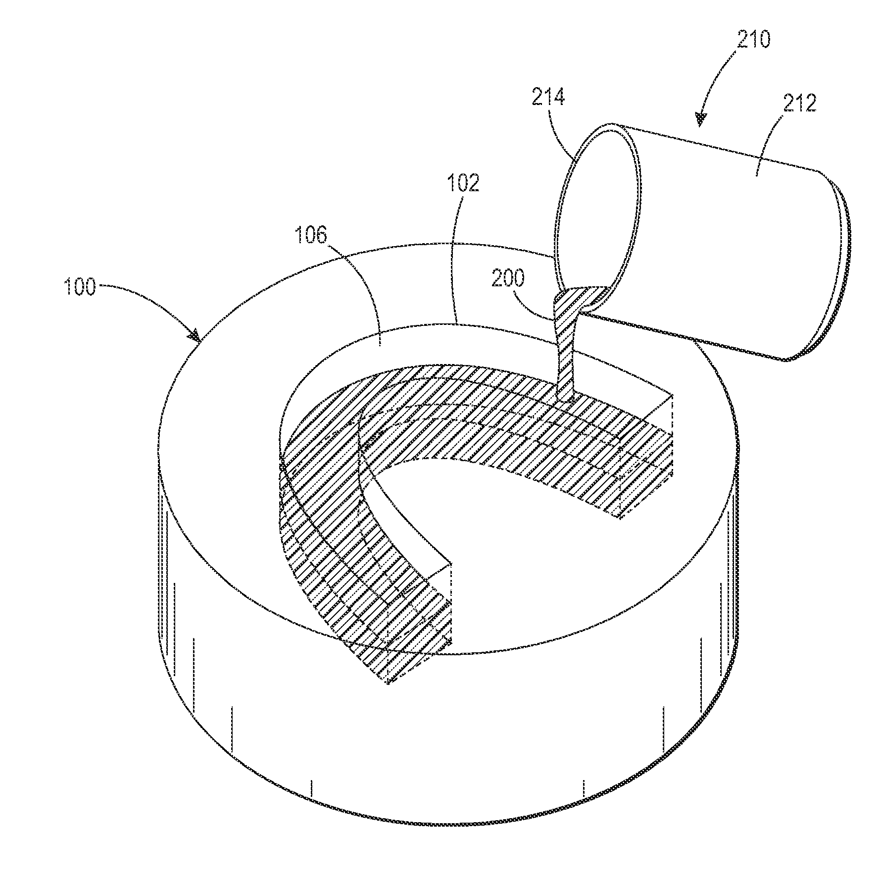 Molding artificial teeth in denture base disc