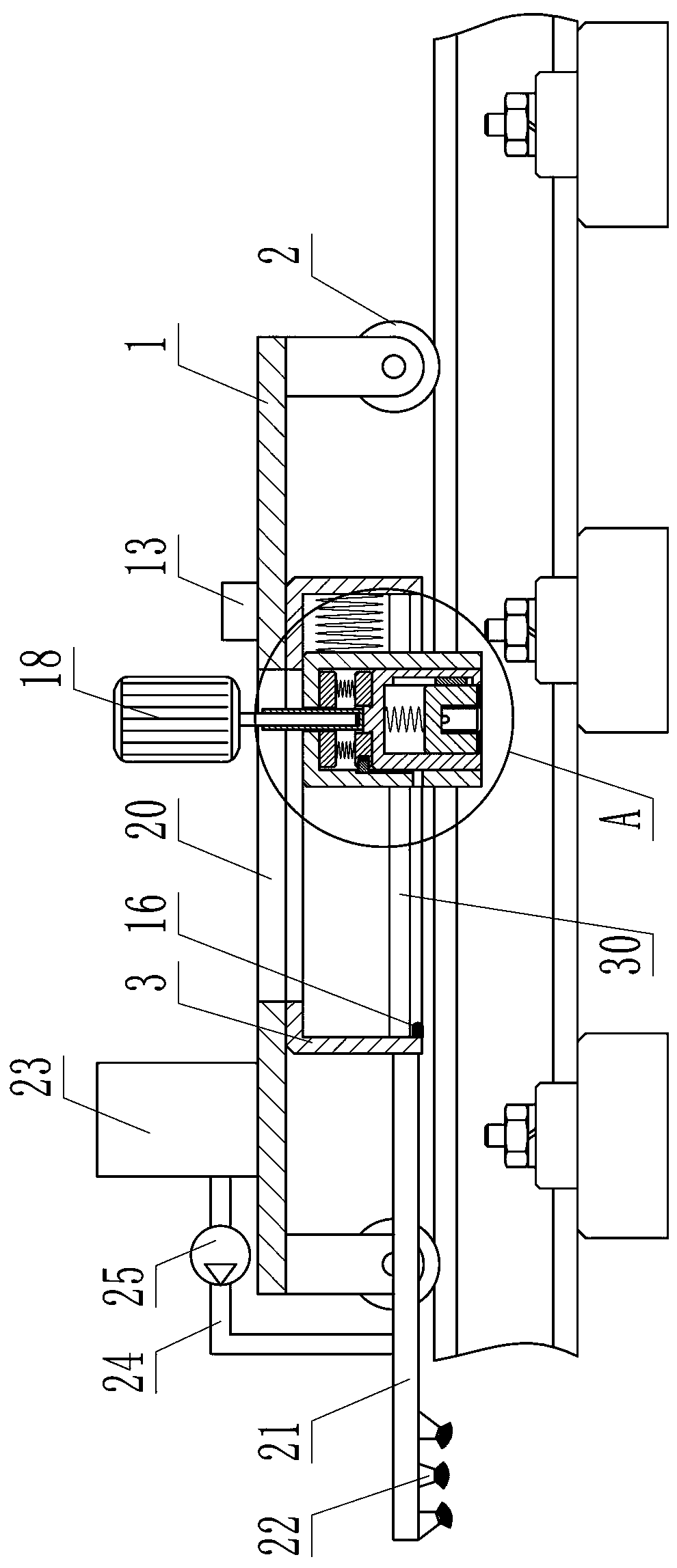 Railway sleeper bolt rust removal protection device