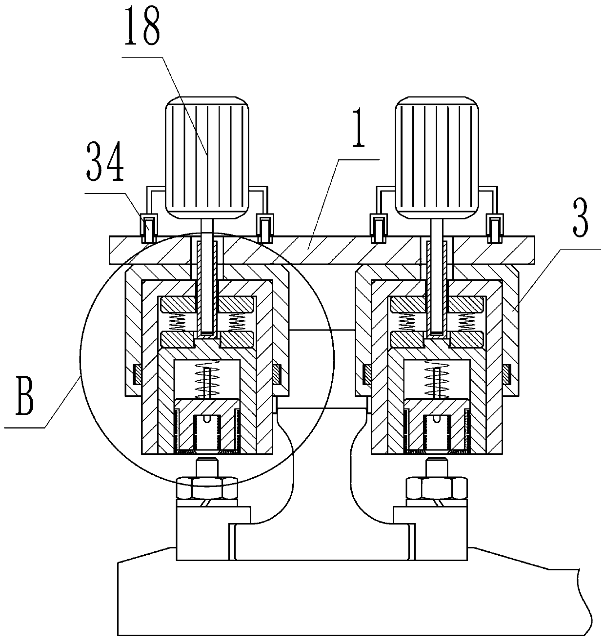 Railway sleeper bolt rust removal protection device