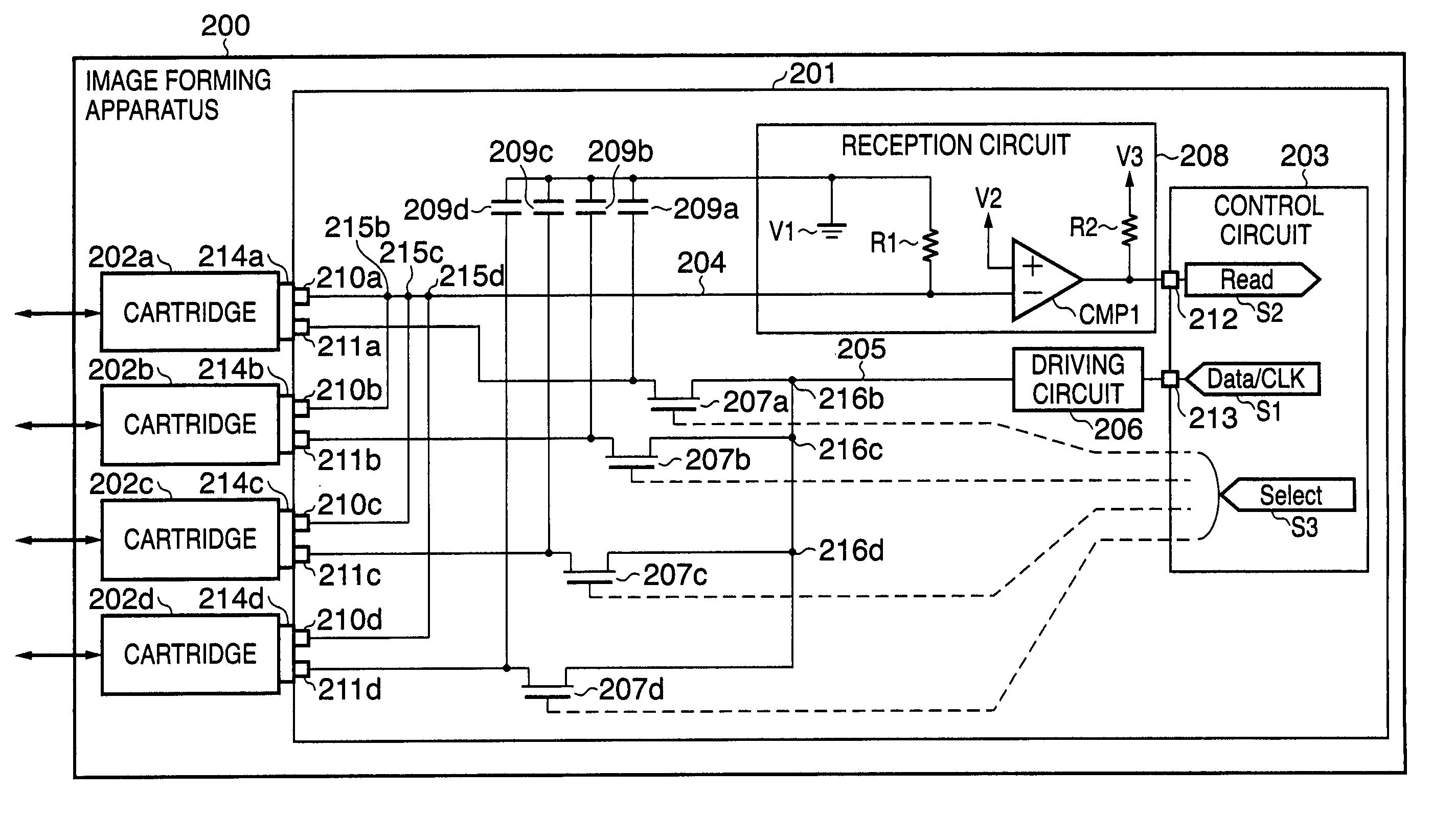 Image forming apparatus, communication device, and cartridge