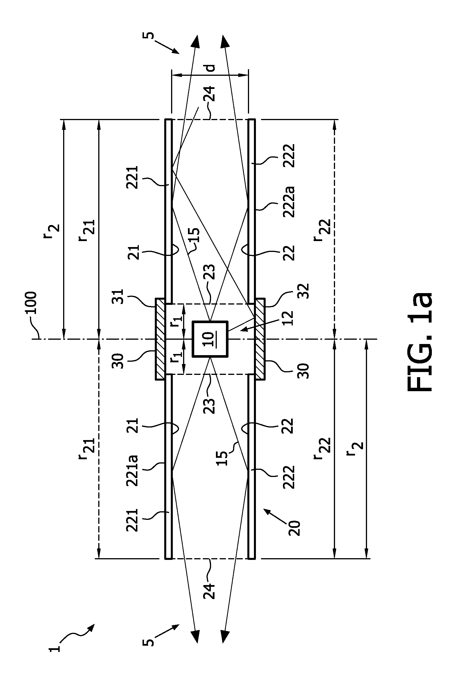 Round illumination device