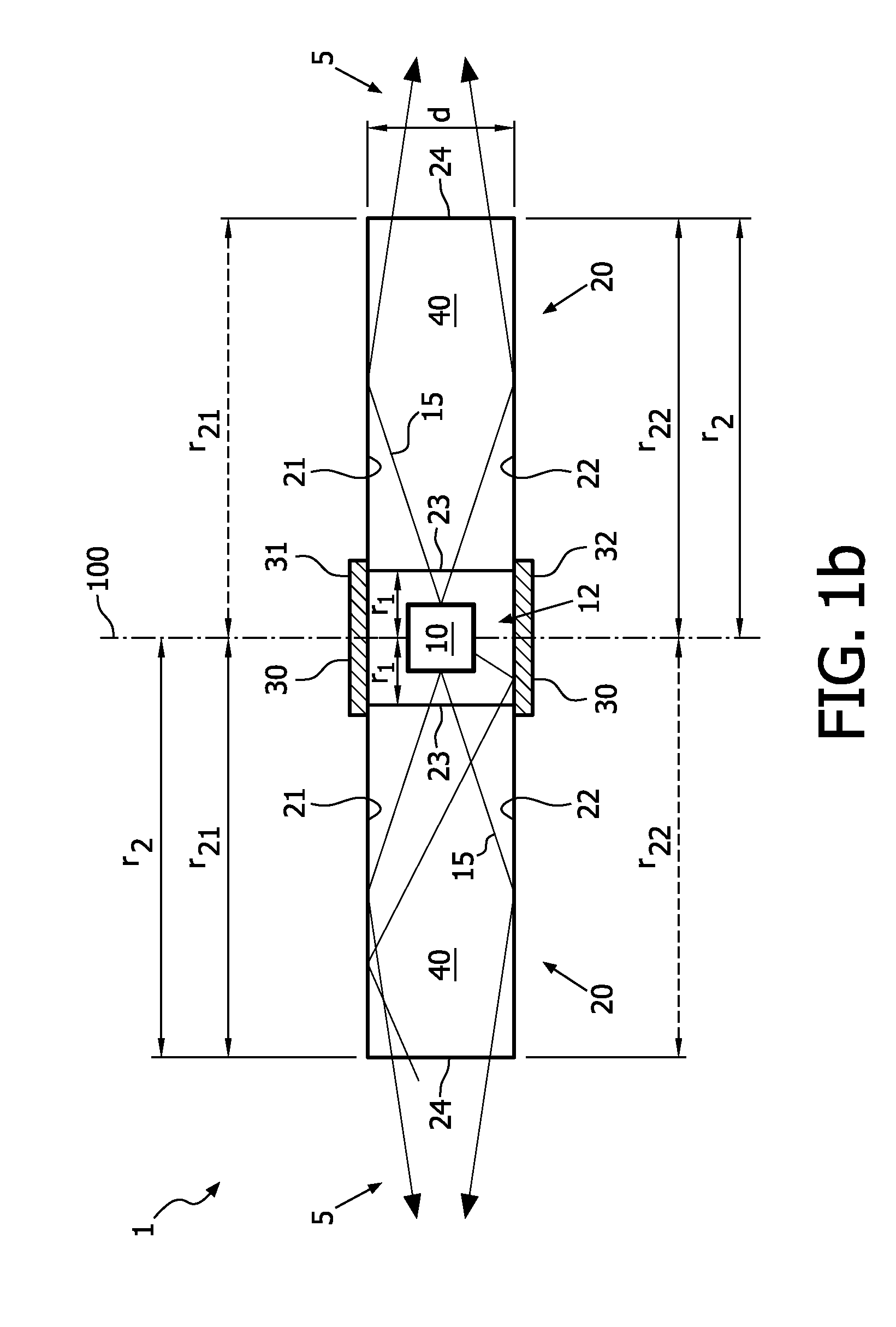 Round illumination device