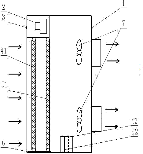 Novel energy-saving air conditioner for computer room