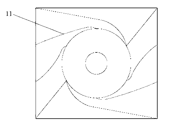 Double-chamber single air suction type guiding device