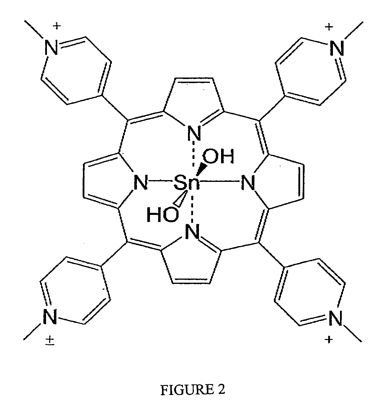 Water treatment using metal porphyrin