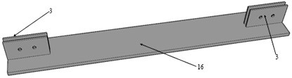 Prefabricated stiffened concrete shear wall panel with steel beam connection key, assembled stiffened concrete shear wall and manufacturing method