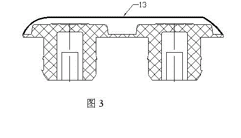 New type coated drug bottle plug and manufacturing method thereof