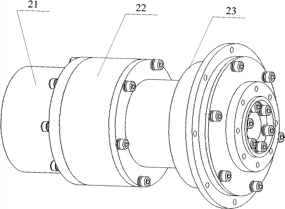 Rotating mechanism for spatial two-dimensional antenna