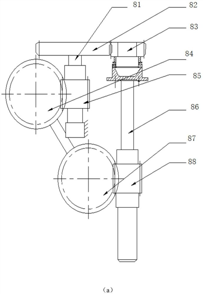 Rotating and vibrating coupling stirring device for semisolid slurry