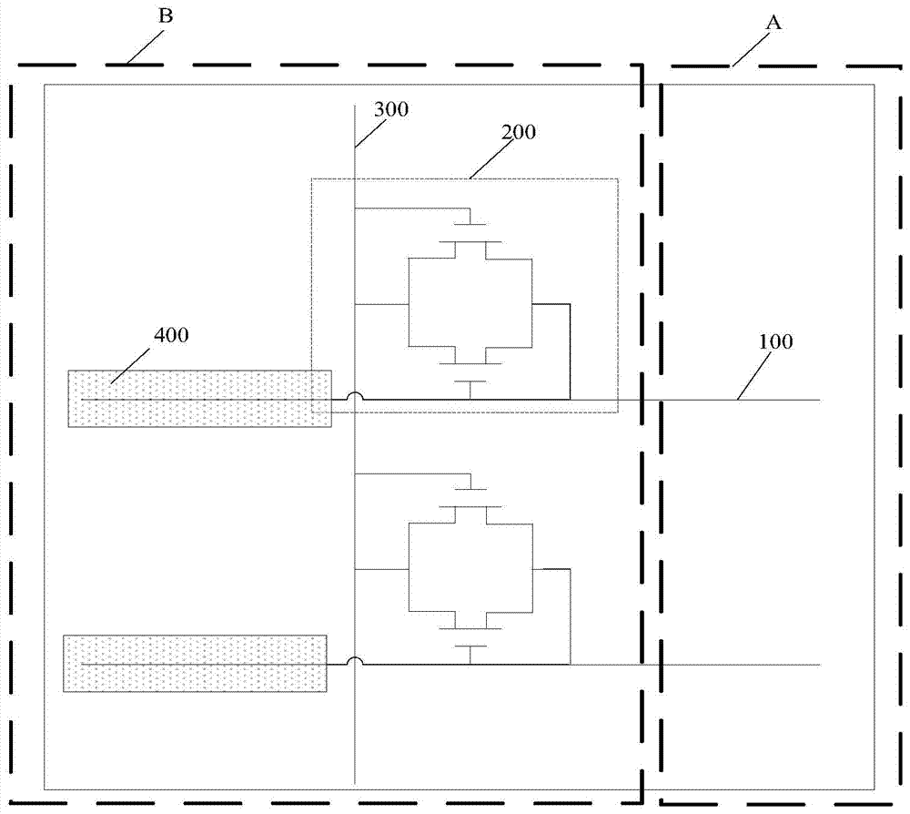 A kind of array substrate, liquid crystal panel and display device