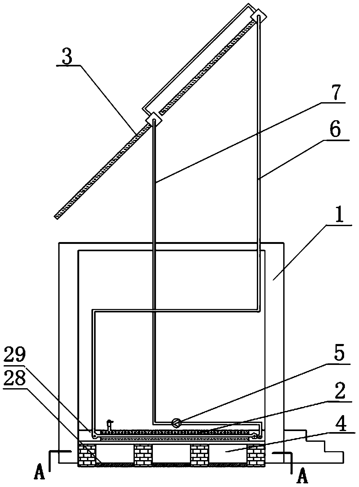 Solar energy and phase-change energy storage material integrated energy self-maintaining building