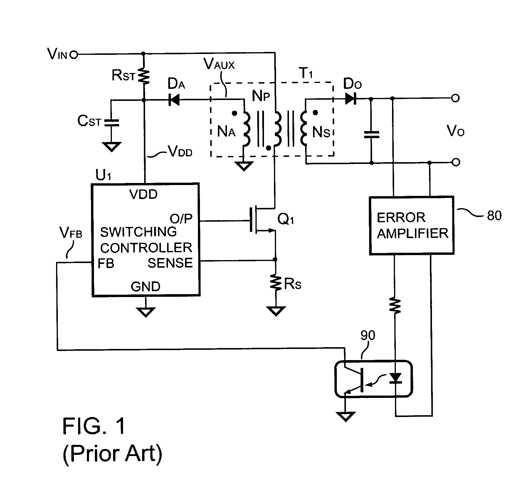 Over-voltage protection circuit for power converter