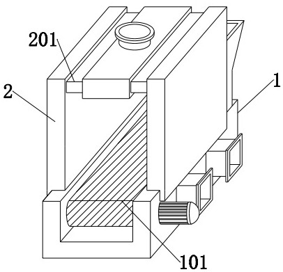 Steel structure for mounting garbage incinerator