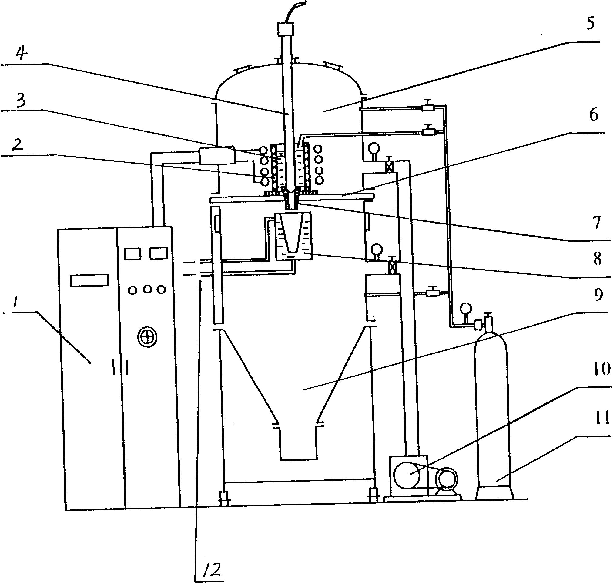 Melt near quick setting method and special apparatus