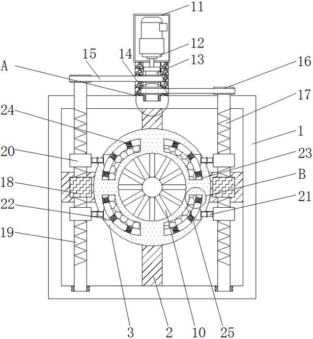 An anti-loose suspension fixing device for automobile spare tire