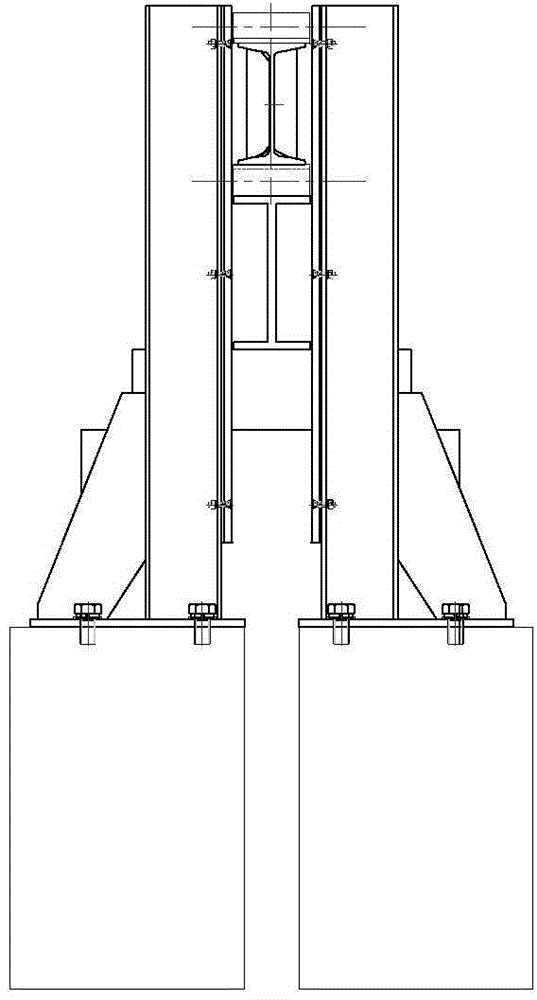 Device for testing pure bending performance of beam