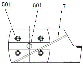 Machining tool for grooves with large depth-to-width ratios