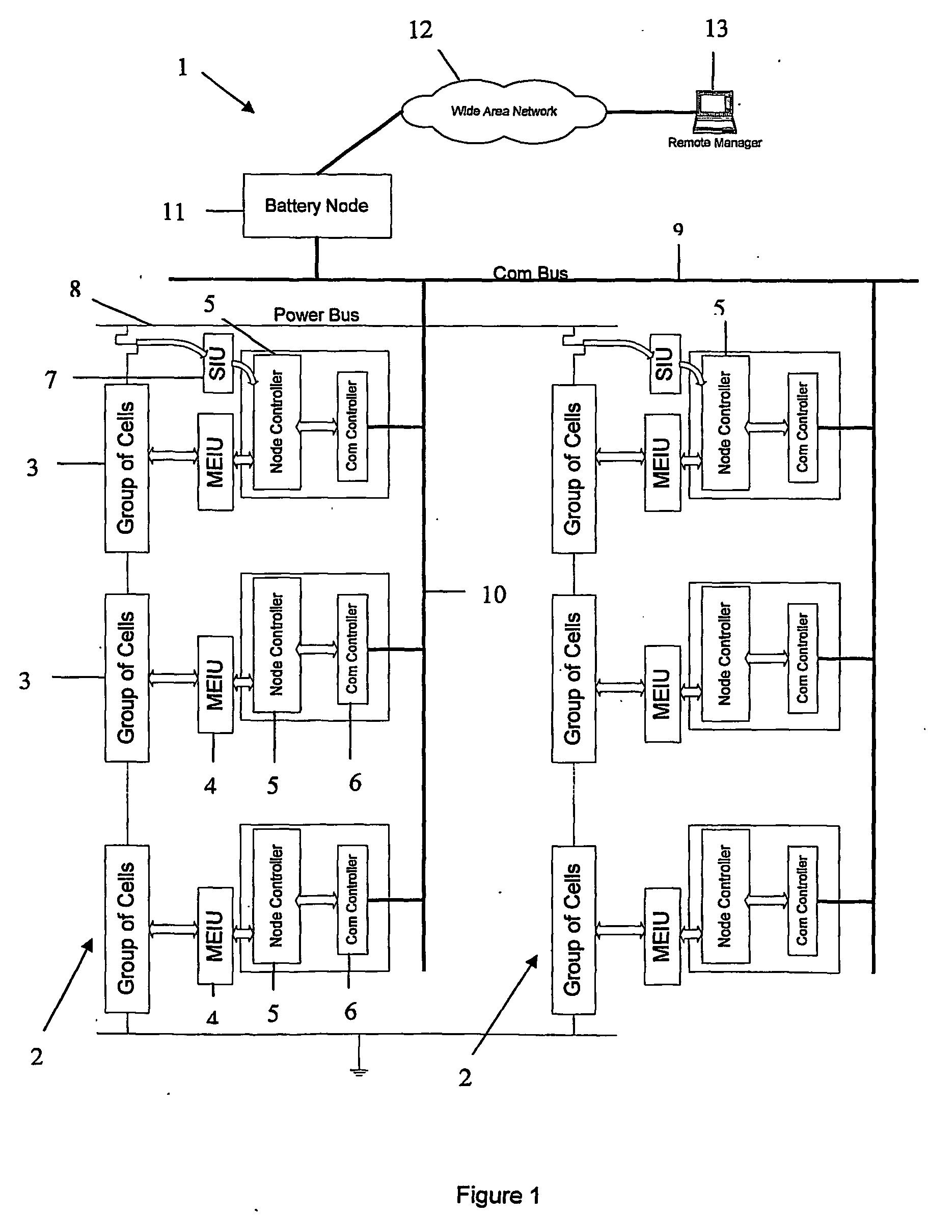 Modular battery management apparatus with cell sensing and energy redistribution capabilities