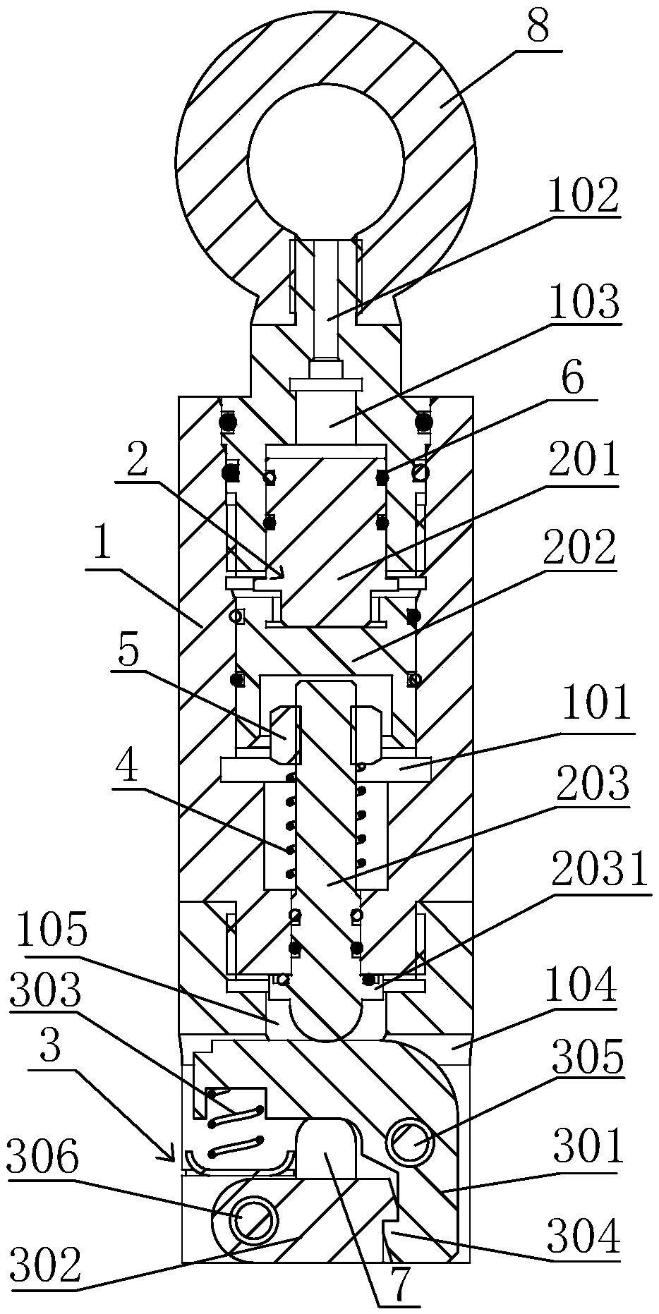 Mechanical underwater depth fixing releaser