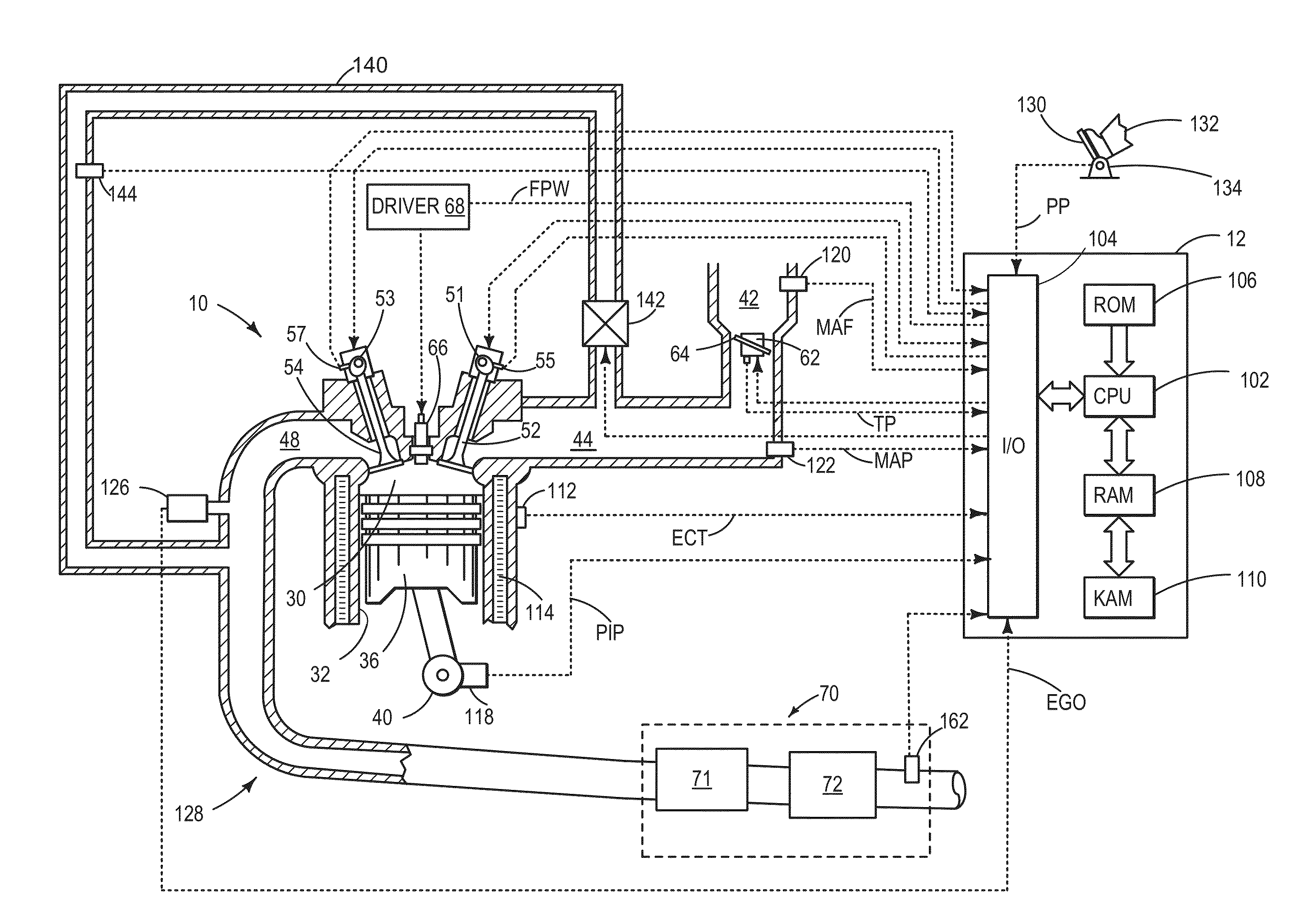 System for sensing particulate matter