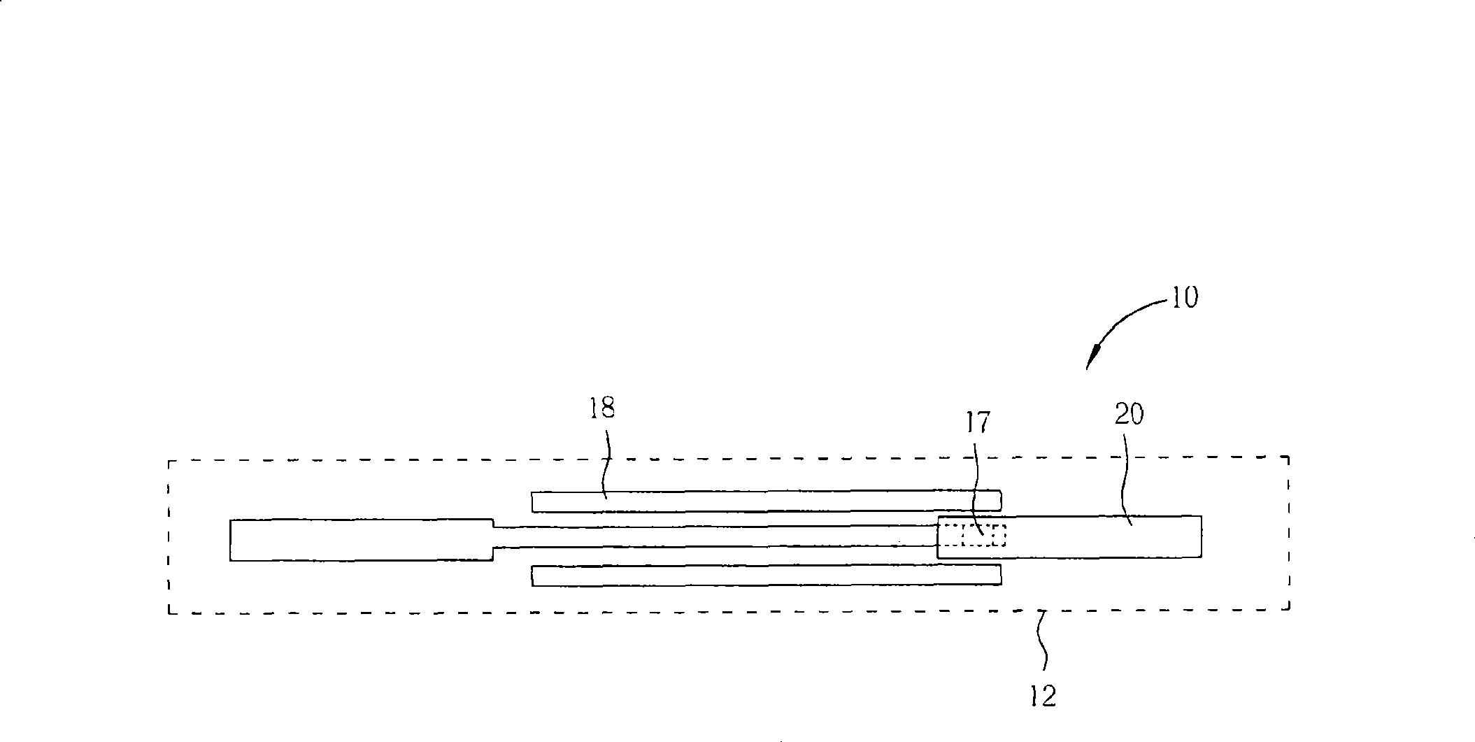 Test construction and test method