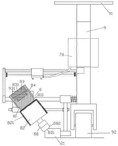 Garden road curbstone trimming device using limit sensor and use method of device