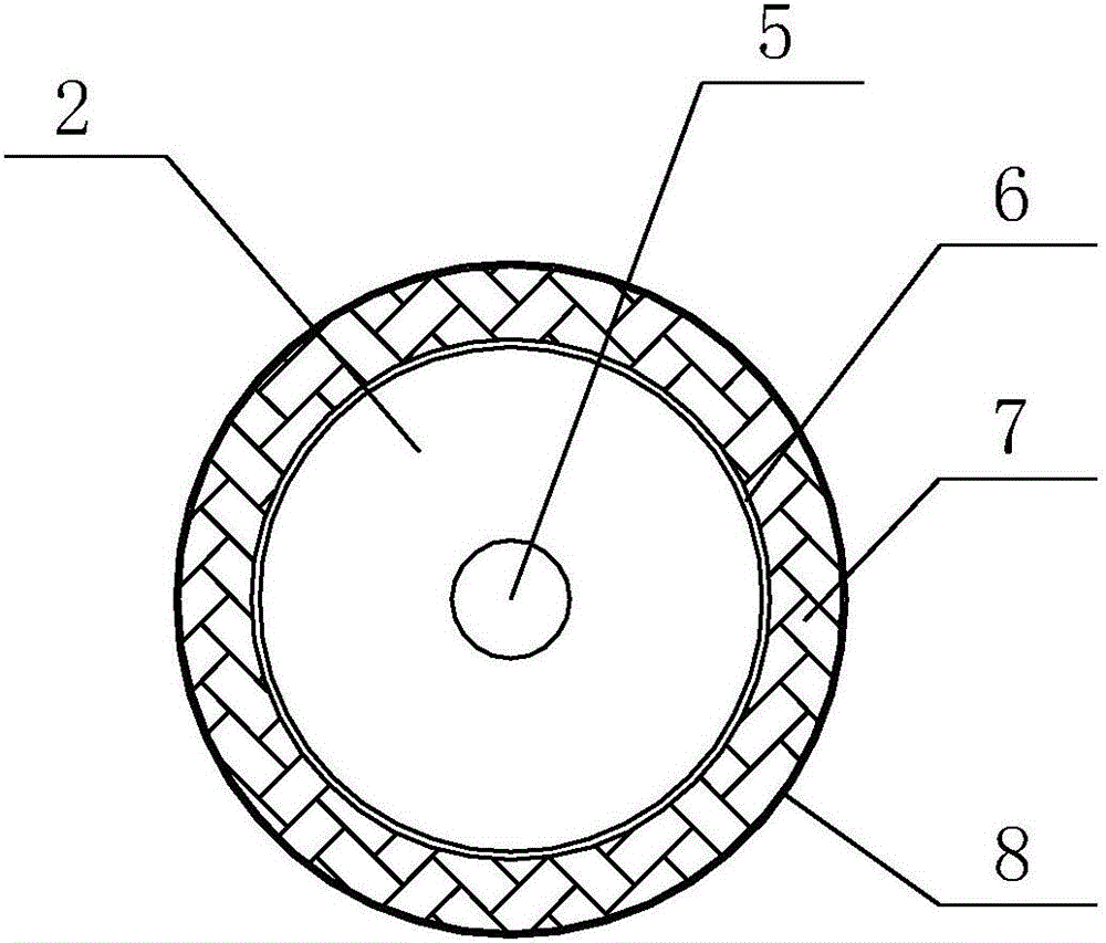 Method for preparing high-performance composite carbon-fiber heat-insulating cylinder